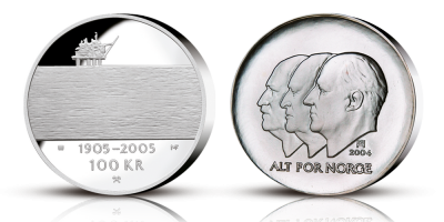 100 kr sølv 100 kr sølv